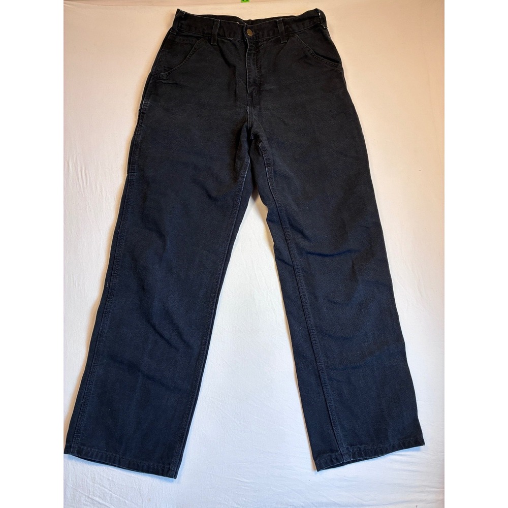 Carhartt B11 Black Carpenter Pants 30x32 Dungaree Fit Work Pants